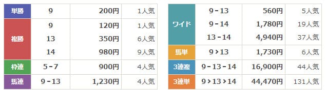 レープロ　無料予想結果